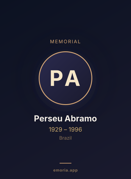 Memorial portrait of Perseu Abramo