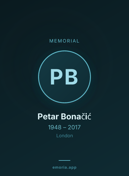 Memorial portrait of Petar Bonačić
