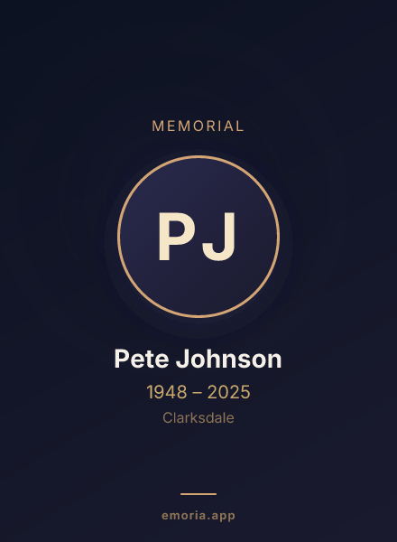 Memorial portrait of Pete Johnson