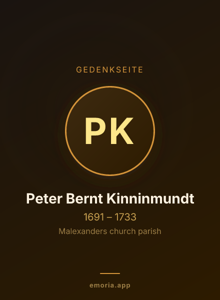 Gedenkportrait von Peter Bernt Kinninmundt