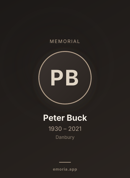 Memorial portrait of Peter Buck
