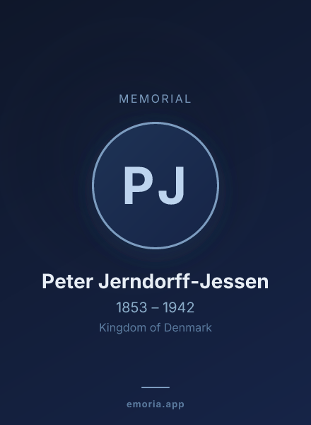 Memorial portrait of Peter Jerndorff-Jessen
