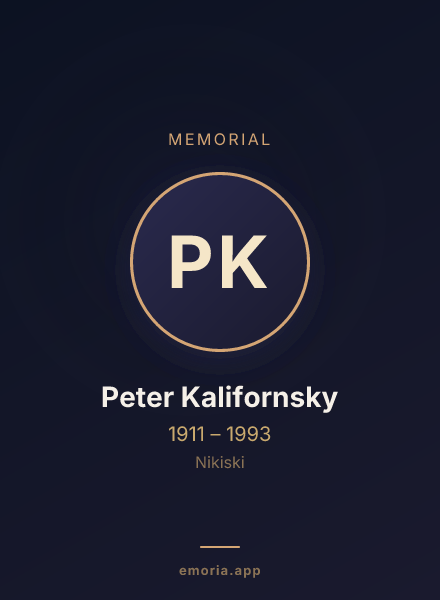 Memorial portrait of Peter Kalifornsky