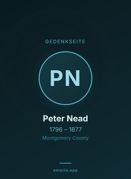Gedenkportrait von Peter Nead