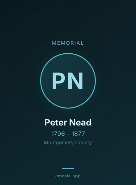 Memorial portrait of Peter Nead