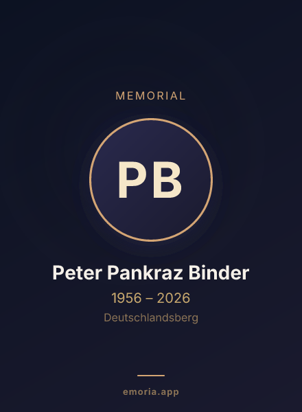 Memorial portrait of Peter Pankraz Binder