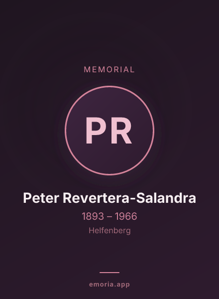 Memorial portrait of Peter Revertera-Salandra