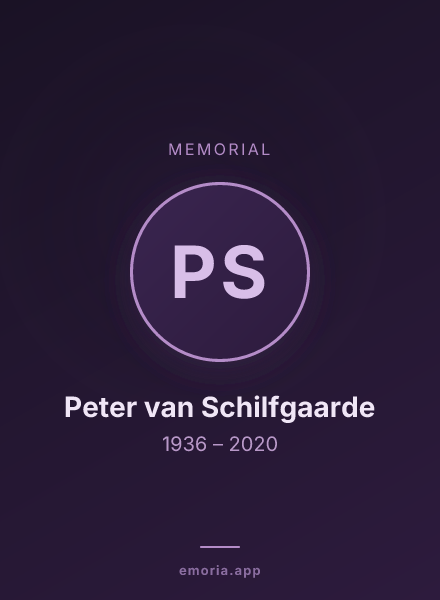 Memorial portrait of Peter van Schilfgaarde