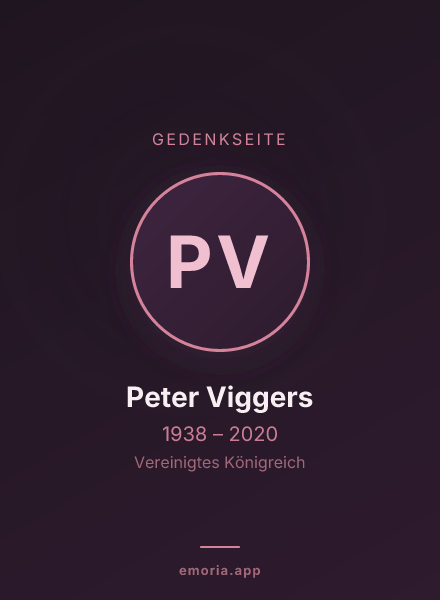 Gedenkportrait von Peter Viggers