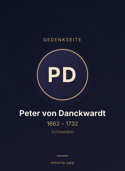 Gedenkportrait von Peter von Danckwardt