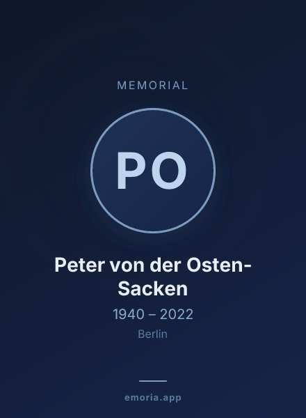 Memorial portrait of Peter von der Osten-Sacken