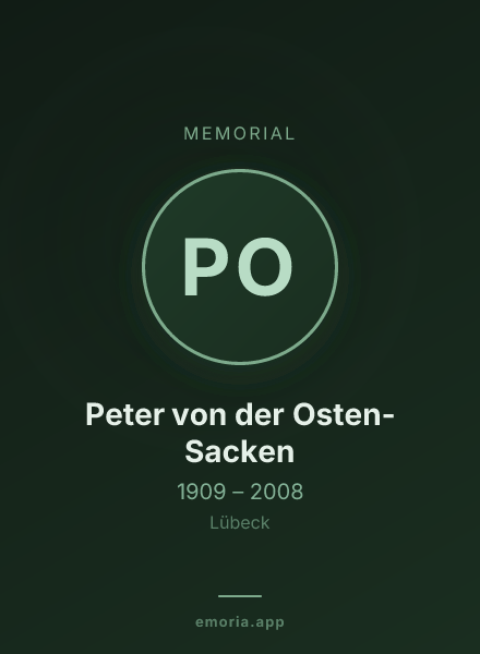 Memorial portrait of Peter von der Osten-Sacken