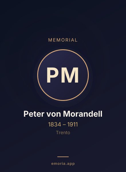Memorial portrait of Peter von Morandell