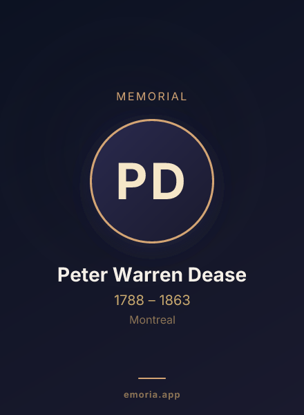 Memorial portrait of Peter Warren Dease