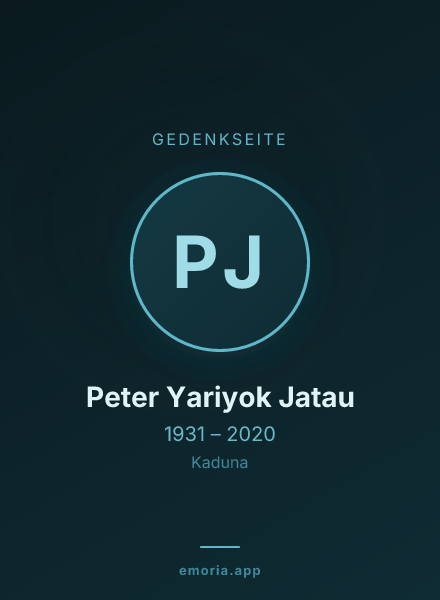 Gedenkportrait von Peter Yariyok Jatau