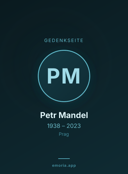 Gedenkportrait von Petr Mandel