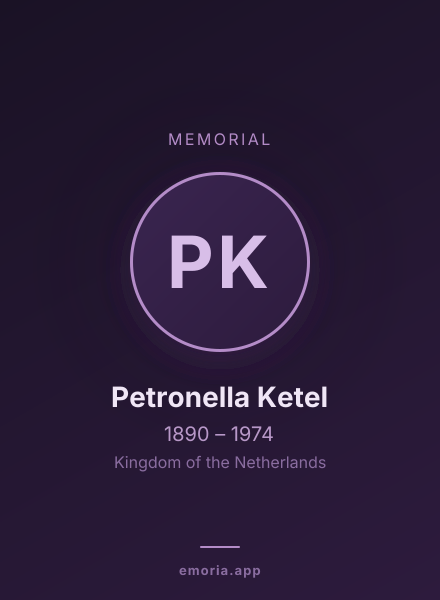 Memorial portrait of Petronella Ketel