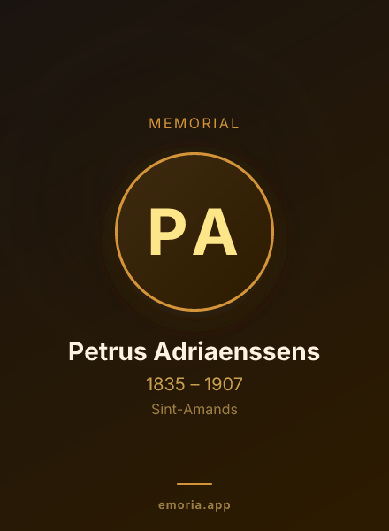 Memorial portrait of Petrus Adriaenssens