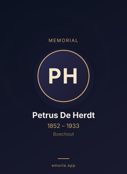 Memorial portrait of Petrus De Herdt