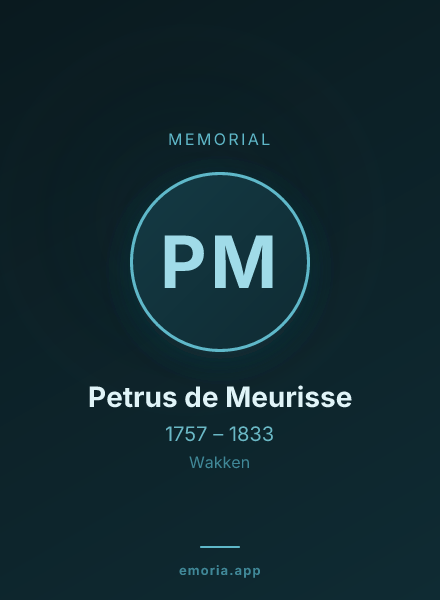 Memorial portrait of Petrus de Meurisse