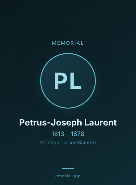 Memorial portrait of Petrus-Joseph Laurent