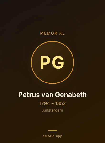 Memorial portrait of Petrus van Genabeth