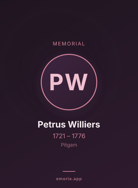 Memorial portrait of Petrus Williers