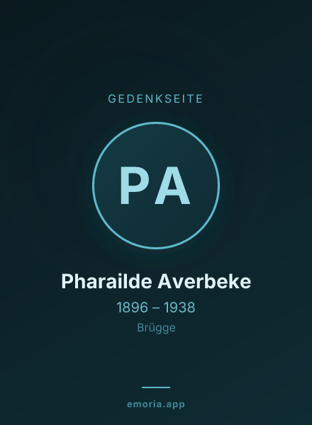 Gedenkportrait von Pharailde Averbeke