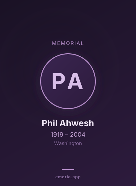 Memorial portrait of Phil Ahwesh