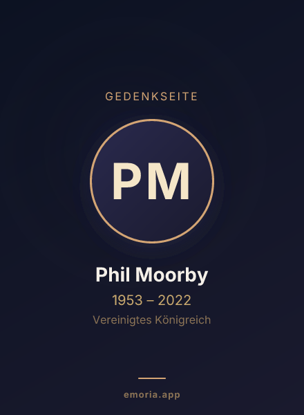 Gedenkportrait von Phil Moorby