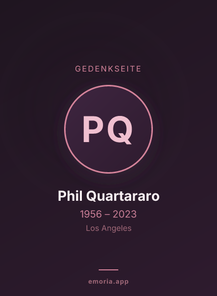 Gedenkportrait von Phil Quartararo