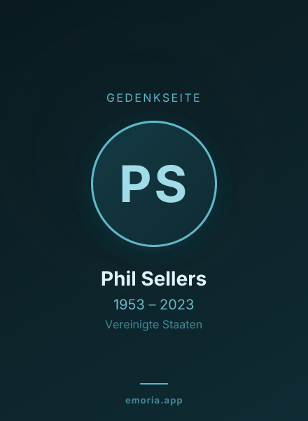 Gedenkportrait von Phil Sellers