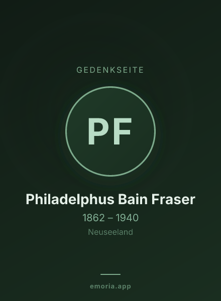 Gedenkportrait von Philadelphus Bain Fraser