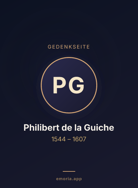 Gedenkportrait von Philibert de la Guiche