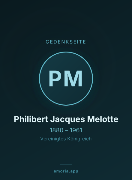Gedenkportrait von Philibert Jacques Melotte