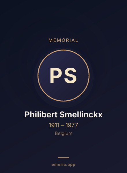 Memorial portrait of Philibert Smellinckx
