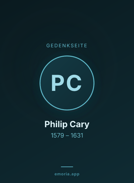 Gedenkportrait von Philip Cary