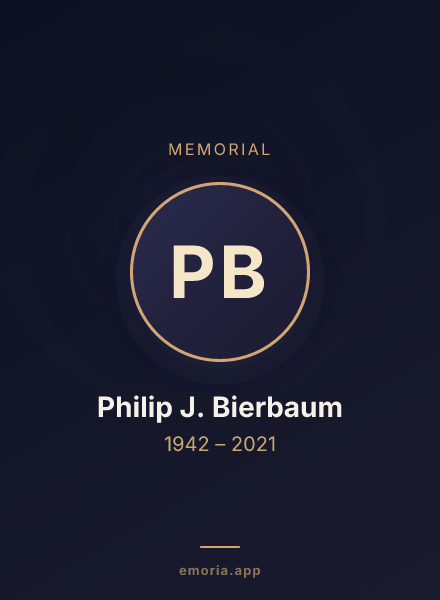 Memorial portrait of Philip J. Bierbaum