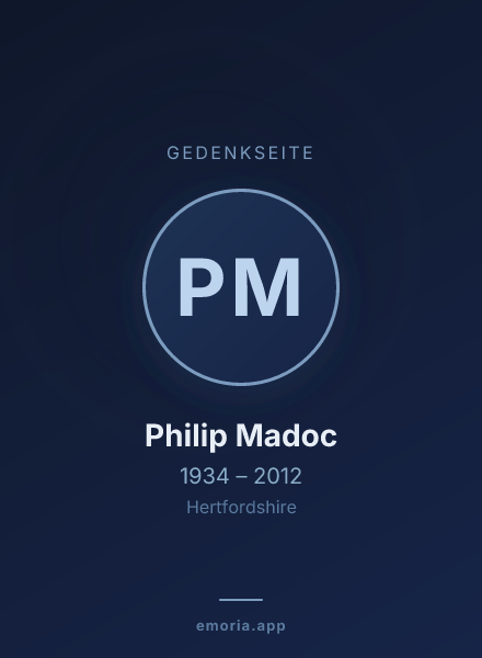 Gedenkportrait von Philip Madoc