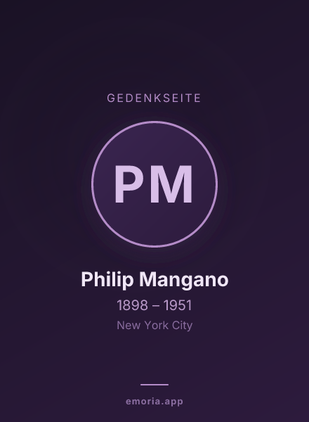 Gedenkportrait von Philip Mangano