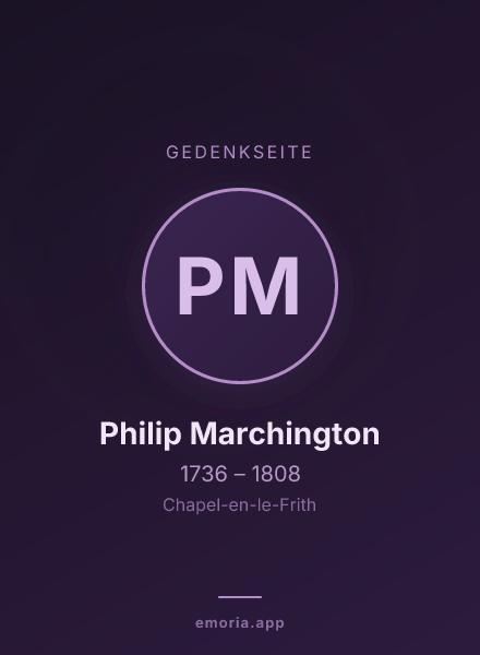 Gedenkportrait von Philip Marchington