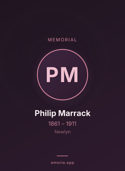 Memorial portrait of Philip Marrack