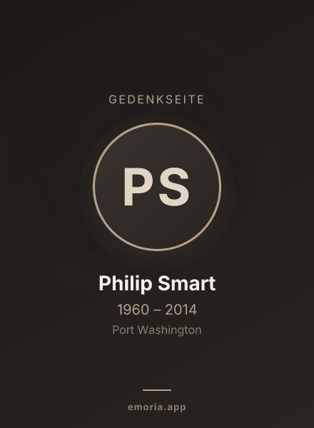 Gedenkportrait von Philip Smart