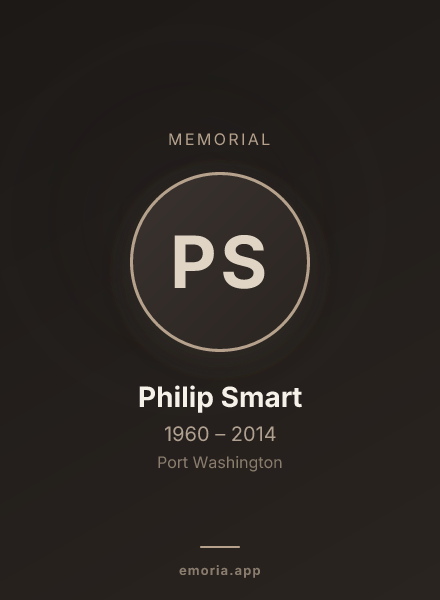 Memorial portrait of Philip Smart