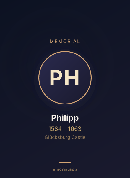 Memorial portrait of Philipp
