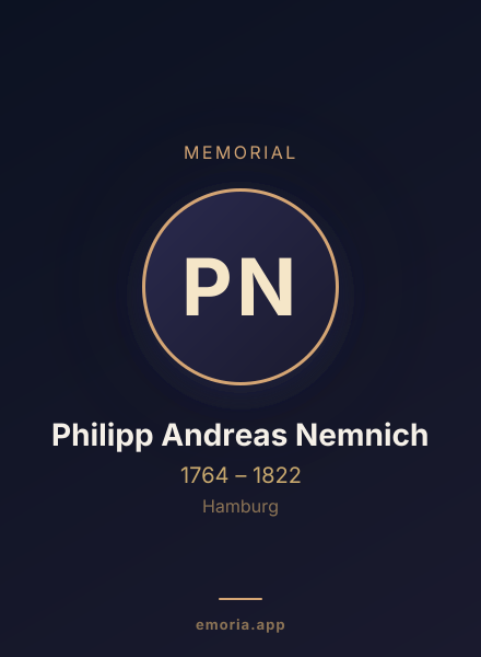 Memorial portrait of Philipp Andreas Nemnich
