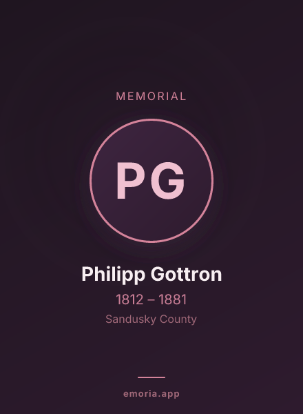 Memorial portrait of Philipp Gottron