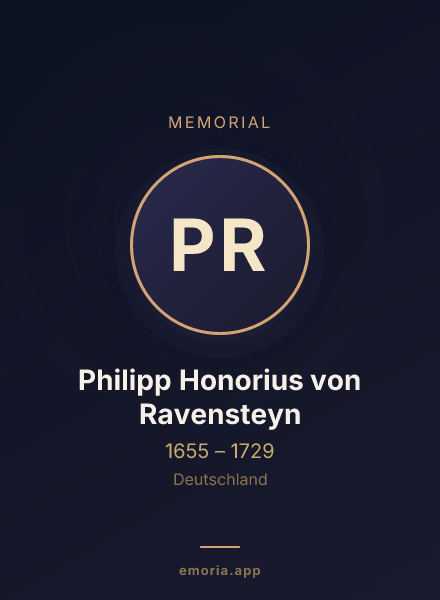 Memorial portrait of Philipp Honorius von Ravensteyn