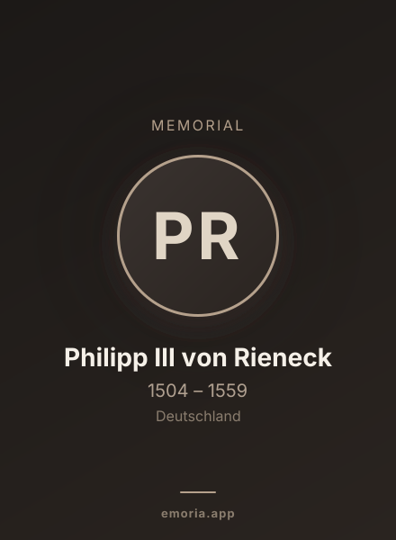 Memorial portrait of Philipp III von Rieneck