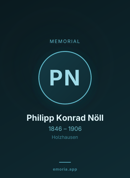 Memorial portrait of Philipp Konrad Nöll